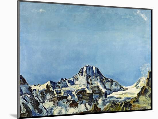 Das Breithorn-Ferdinand Hodler-Mounted Giclee Print