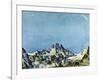 Das Breithorn-Ferdinand Hodler-Framed Giclee Print