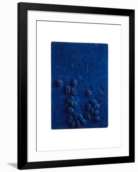 Das Daue Schwammrelief, c.1958-Yves Klein-Framed Art Print