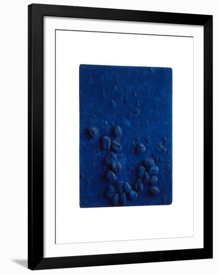 Das Daue Schwammrelief, c.1958-Yves Klein-Framed Art Print