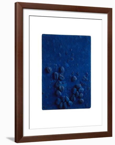 Das Daue Schwammrelief, c.1958-Yves Klein-Framed Art Print