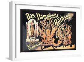 Das Flammende Rathsel-Adolph Friedlander-Framed Art Print