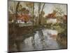 Das Fluesschen Laita in Quimperle-Fritz Thaulow-Mounted Giclee Print