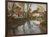 Das Fluesschen Laita in Quimperle-Fritz Thaulow-Framed Giclee Print