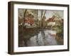 Das Fluesschen Laita in Quimperle-Fritz Thaulow-Framed Giclee Print