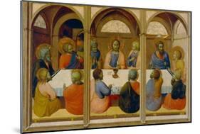 Das letzte Abendmahl. Fragment von der Pala dell'Arte della lana. Um 1426-Sassetta Stefano di Giovanni-Mounted Premium Giclee Print