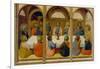 Das letzte Abendmahl. Fragment von der Pala dell'Arte della lana. Um 1426-Sassetta Stefano di Giovanni-Framed Giclee Print