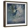 Das Meer bei Sonnenaufgang-Soren Emil Carlsen-Framed Giclee Print