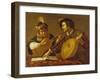 Das Musizierende Paar. (Kopie)-Theodor Rombouts-Framed Giclee Print