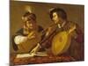 Das Musizierende Paar. (Kopie)-Theodor Rombouts-Mounted Giclee Print