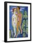 Das Paar Vor Den Menschen-Ernst Ludwig Kirchner-Framed Giclee Print