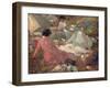 Das Picknick-Cyrus Cuneo-Framed Giclee Print