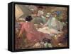 Das Picknick-Cyrus Cuneo-Framed Stretched Canvas