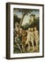 Das Urteil Des Paris, 1530-Lucas Cranach the Elder-Framed Giclee Print