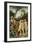 Das Urteil Des Paris, 1530-Lucas Cranach the Elder-Framed Giclee Print