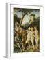 Das Urteil Des Paris, 1530-Lucas Cranach the Elder-Framed Giclee Print