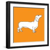 Daschund-Anna Nyberg-Framed Art Print