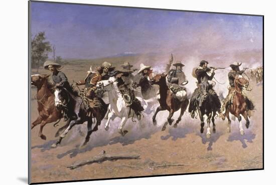 Dash For the Timber-Frederic Sackrider Remington-Mounted Giclee Print