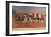 Dash For Timber-unknown Remington-Framed Art Print