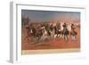 Dash For Timber-unknown Remington-Framed Art Print