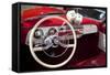 Dashboard at Classic Car Show, Kirkland, Washington, USA-Merrill Images-Framed Stretched Canvas