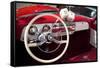 Dashboard at Classic Car Show, Kirkland, Washington, USA-Merrill Images-Framed Stretched Canvas