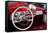 Dashboard at Classic Car Show, Kirkland, Washington, USA-Merrill Images-Framed Stretched Canvas