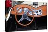 Dashboard of the Vintage Car-swisshippo-Stretched Canvas