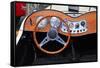 Dashboard of the Vintage Car-swisshippo-Framed Stretched Canvas