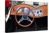Dashboard of the Vintage Car-swisshippo-Stretched Canvas