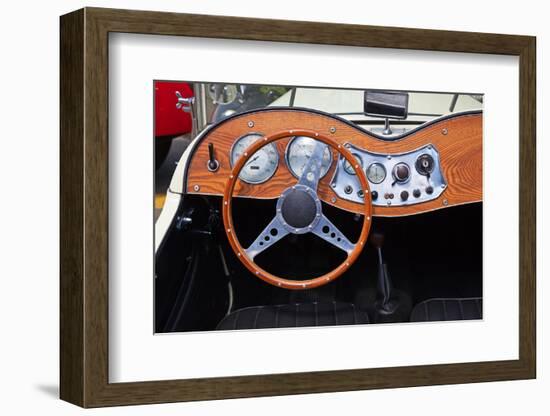 Dashboard of the Vintage Car-swisshippo-Framed Photographic Print