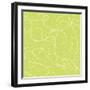 Dashes Green-Erin Clark-Framed Giclee Print