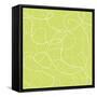 Dashes Green-Erin Clark-Framed Stretched Canvas