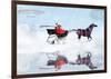 Dashing Through The Snow-Nancy Tillman-Framed Art Print