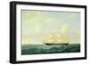 'Dashing Wave' Clipper Ship Off Boston Light, 1855-William Bradford-Framed Premium Giclee Print