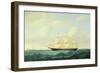 'Dashing Wave' Clipper Ship Off Boston Light, 1855-William Bradford-Framed Giclee Print