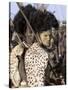 Dassanech Man in Full Tribal Regalia Participates in Dance During Ceremony, Omo Delta, Ethiopia-Nigel Pavitt-Stretched Canvas