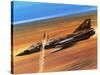 Dassault Mirage Iii-0-Wilf Hardy-Stretched Canvas