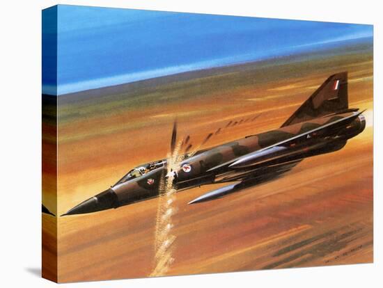 Dassault Mirage Iii-0-Wilf Hardy-Stretched Canvas