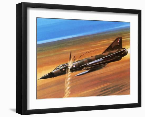 Dassault Mirage Iii-0-Wilf Hardy-Framed Giclee Print