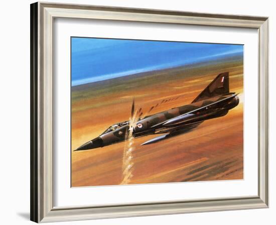 Dassault Mirage Iii-0-Wilf Hardy-Framed Giclee Print