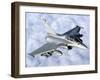 Dassault Rafale B of the French Air Force-Stocktrek Images-Framed Photographic Print