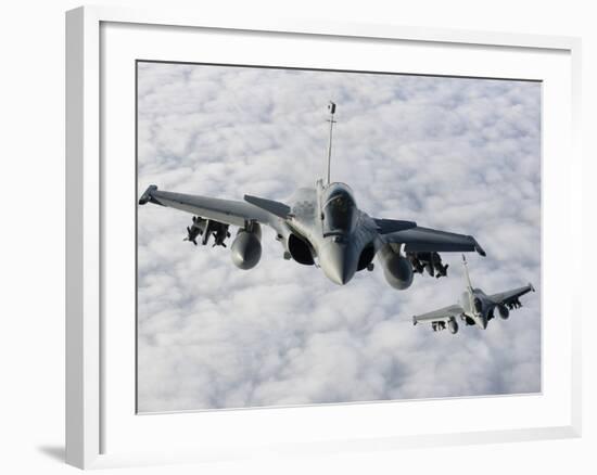 Dassault Rafale B of the French Air Force-Stocktrek Images-Framed Photographic Print