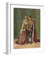 Dat Is as it Sall Please De Roi Mon Pere, C1875-William Shakespeare-Framed Giclee Print