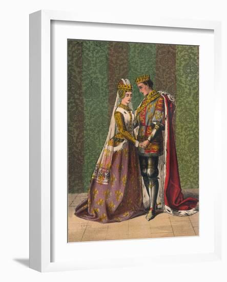 Dat Is as it Sall Please De Roi Mon Pere, C1875-William Shakespeare-Framed Giclee Print