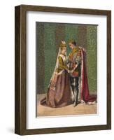 Dat Is as it Sall Please De Roi Mon Pere, C1875-William Shakespeare-Framed Giclee Print