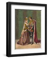 Dat Is as it Sall Please De Roi Mon Pere, C1875-William Shakespeare-Framed Giclee Print