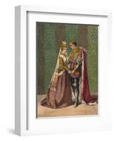 Dat Is as it Sall Please De Roi Mon Pere, C1875-William Shakespeare-Framed Giclee Print