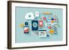 Data Storage-bloomua-Framed Art Print