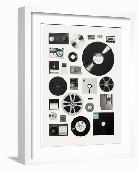 Data-Florent Bodart-Framed Giclee Print